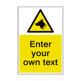Guard Dogs Custom Hazard Sign - PVC Safety Signs