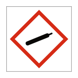 Compressed Gas COSHH Sign - PVC Safety Signs