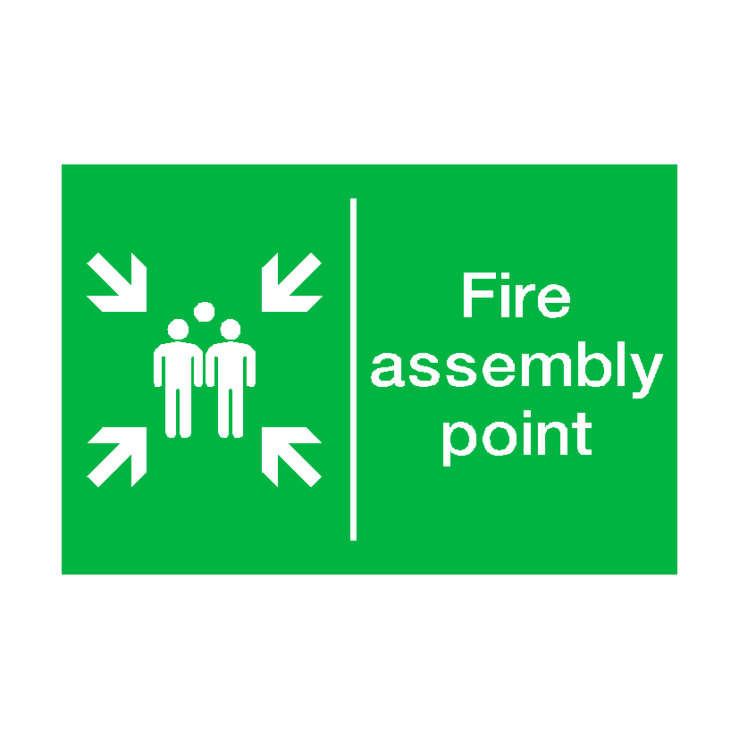 Fire Aasembly Point Sign General Fire Assembly Point Sign | PVC Safety Signs