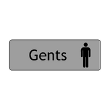 Gents Toilets Door Sign - PVC Safety Signs