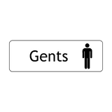 Gents Toilets Door Sign - PVC Safety Signs