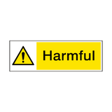 Harmful Hazard Sign - PVC Safety Signs