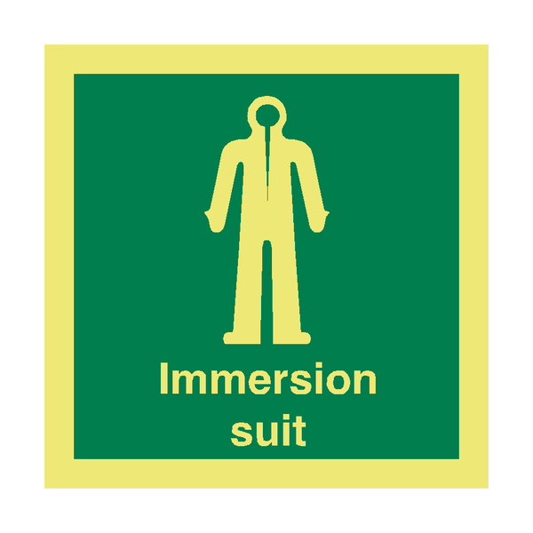 Immersion IMO Safety Sign - PVC Safety Signs