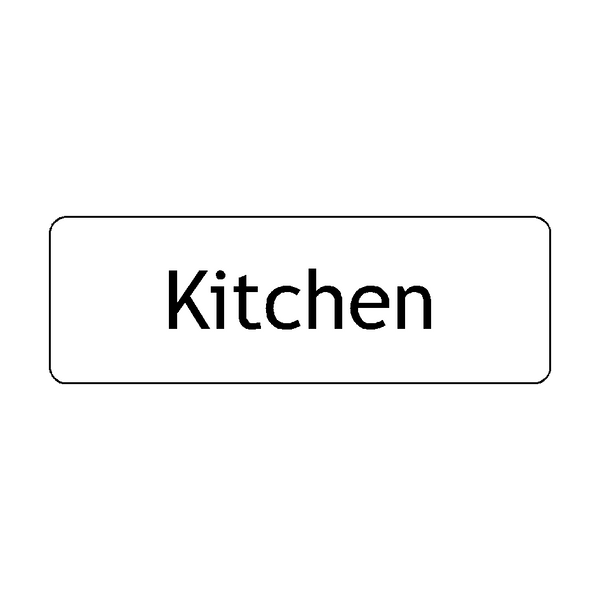 Kitchen Door Sign - PVC Safety Signs