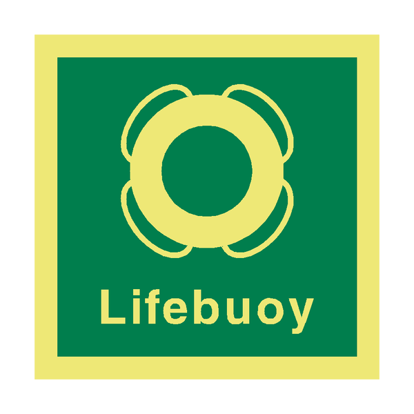 Lifebuoy IMO Safety Sign - PVC Safety Signs
