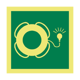 Lifebuoy Light Symbol Sign - PVC Safety Signs