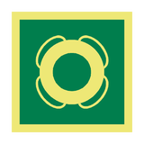 Lifebuoy Symbol IMO Sign - PVC Safety Signs