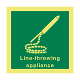 Line Throwing Safety Sign - PVC Safety Signs