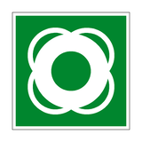 Lifebuoy Symbol Sign - PVC Safety Signs
