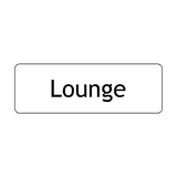 Lounge Door Sign - PVC Safety Signs