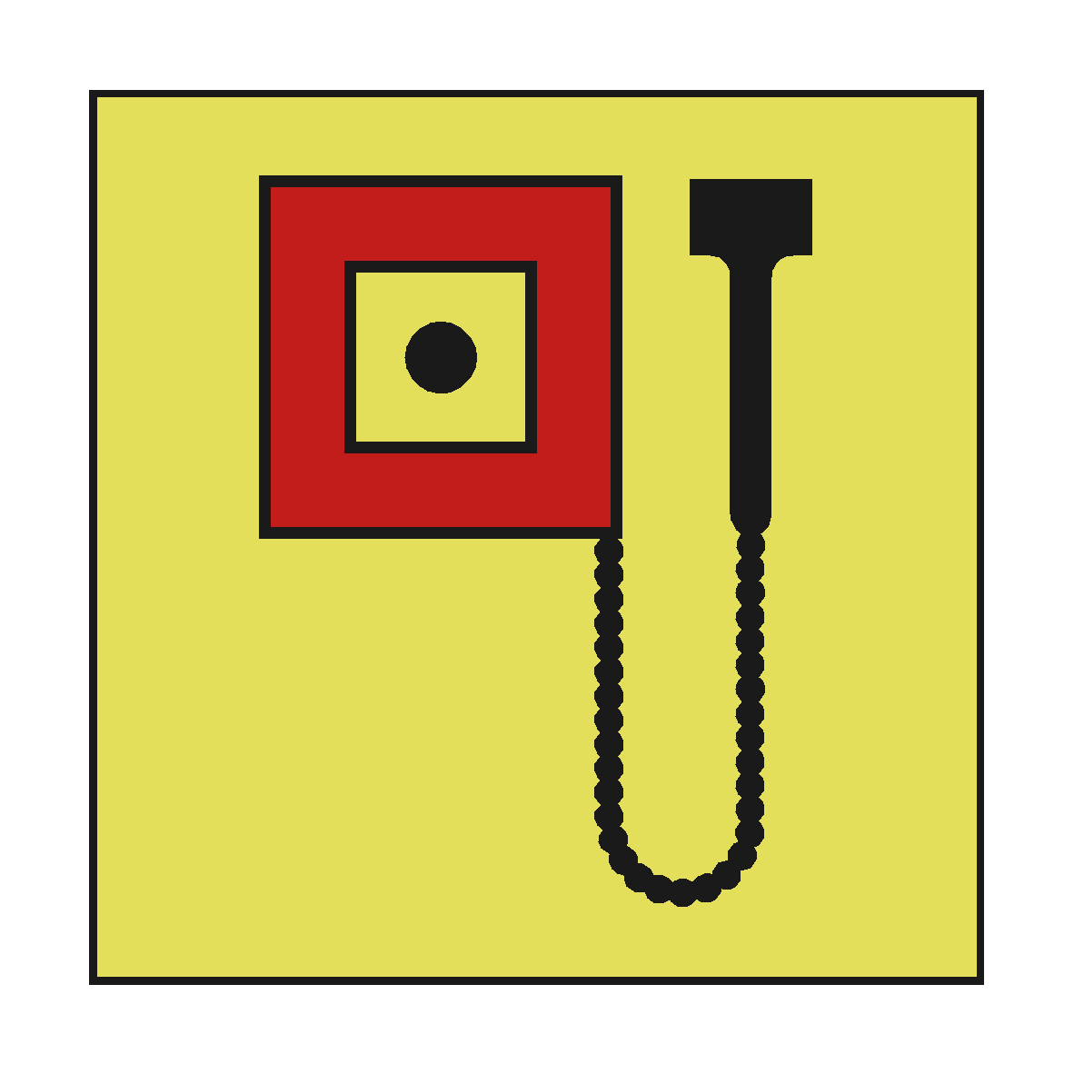 MANUALLY OPERATED CALL POINT Sign for Fire Control | PVC Safety Signs