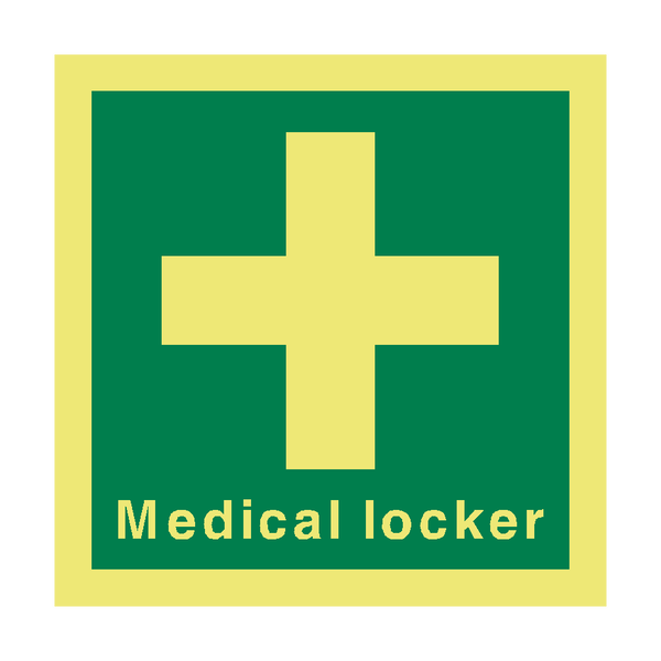 Medical Locker IMO Sign - PVC Safety Signs