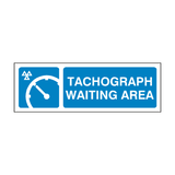 MOT Tachograph Waiting Area Sign - PVC Safety Signs