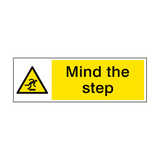 Mind The Step Warning Sign - PVC Safety Signs