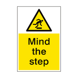 Mind The Step Sign - PVC Safety Signs