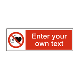 No Cardiac Device Custom Sign - PVC Safety Signs