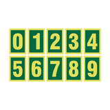 IMO Number Sign Pack Photoluminescent - PVC Safety Signs