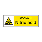 Nitric Acid Hazard Sign - PVC Safety Signs
