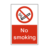 No Smoking Sign - PVC Safety Signs