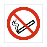 No Smoking Square Safety Sign - PVC Safety Signs