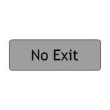 No Exit Door Sign - PVC Safety Signs
