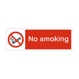No Smoking Prohibition Safety Sign - PVC Safety Signs
