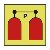 POWDER RELEASE STATION SIGN - PVC Safety Signs