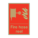 Photoluminescent Fire Hose Reel Sign - PVC Safety Signs