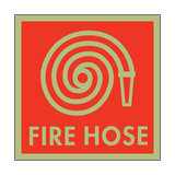 Photoluminescent Fire Hose Symbol Safety Sign - PVC Safety Signs