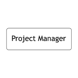 Project Manager Door Sign - PVC Safety Signs