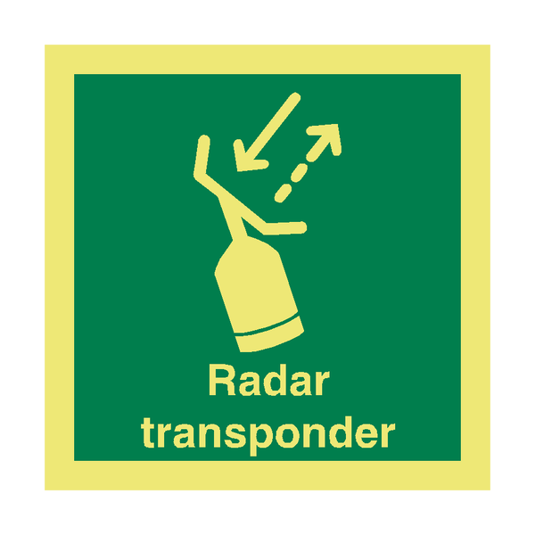 Radar Transponder Sign - PVC Safety Signs