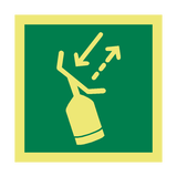Radar Transponder Symbol Sign - PVC Safety Signs