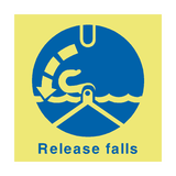 Release Falls IMO Sign - PVC Safety Signs