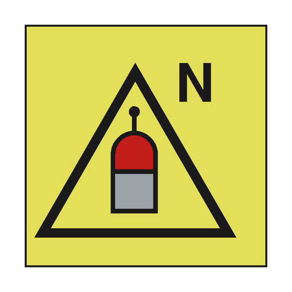 REMOTE RELEASE STATION NITROGEN SIGN | PVC Safety Signs