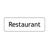Restaurant Door Sign - PVC Safety Signs