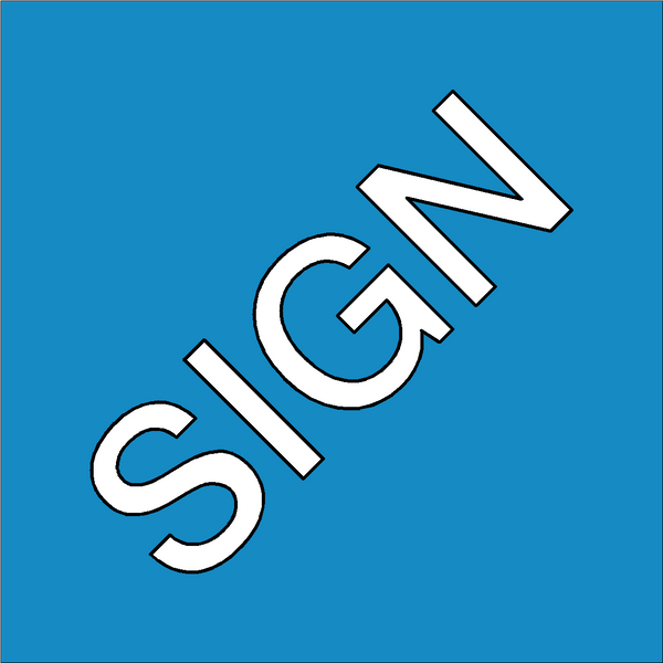 Sign Template - 150x100mm - PVC Safety Signs