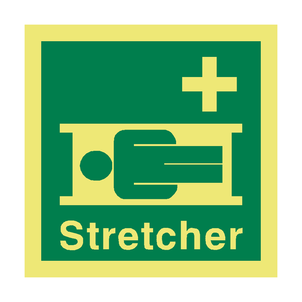 Stretcher IMO Safety Sign - PVC Safety Signs