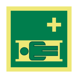 Stretcher Symbol Sign - PVC Safety Signs