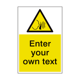 Sudden Loud Noise Custom Hazard Sign - PVC Safety Signs