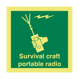 Survival Radio Safety Sign - PVC Safety Signs