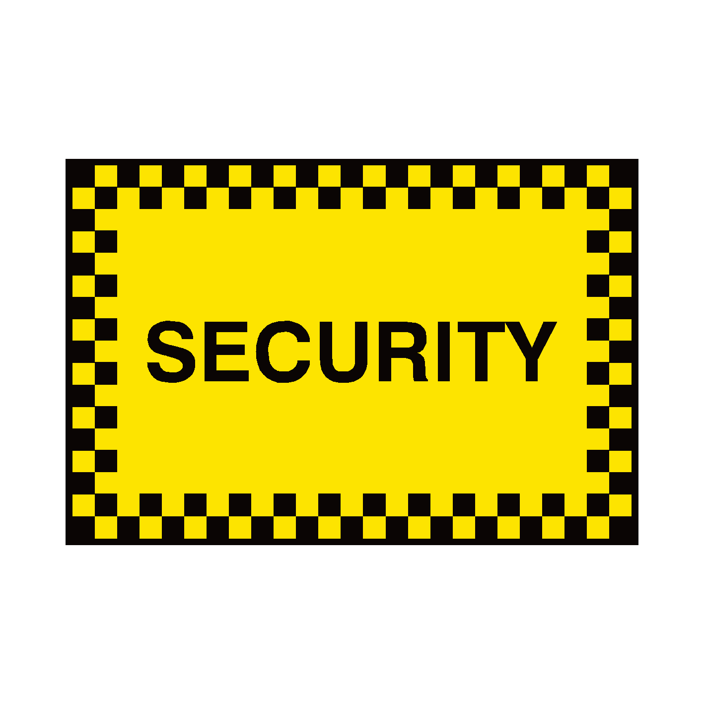 General Security Sign | PVC Safety Signs