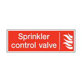 Sprinkler Control Valve Safety Sign - PVC Safety Signs