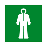 Survival Clothing Symbol Sign - PVC Safety Signs