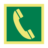 Telephone Symbol IMO Sign - PVC Safety Signs