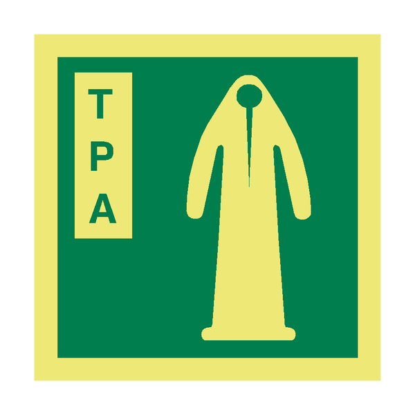 TPA Symbol IMO Sign - PVC Safety Signs