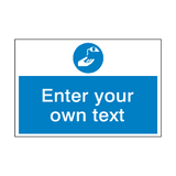 Use Barrier Cream Custom Safety Sign - PVC Safety Signs