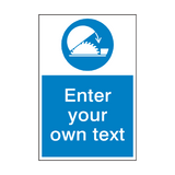 Use Saw Guard Custom Mandatory Sign - PVC Safety Signs