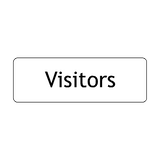 Visitors Door Sign - PVC Safety Signs