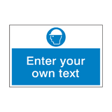 Wear Hard Hat Custom Safety Sign - PVC Safety Signs