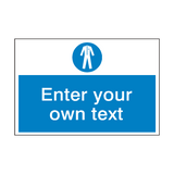 Wear Protective Clothing Custom Sign - PVC Safety Signs